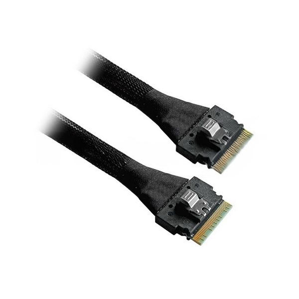 Кабель Amphenol RSL74-7650 Slimline SASx8 (SFF8654) -to- Slimline SASx8 (SFF8654), 67CM (C5454)