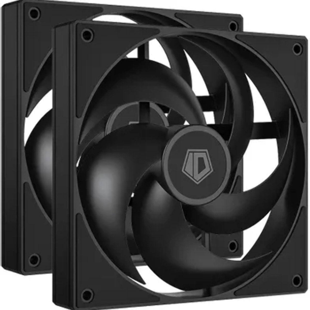 Вентилятор для корпуса ID-COOLING AS-140-K DUET черный, 140 мм, 1800 об/мин, 24.9 дБ, 4 pin