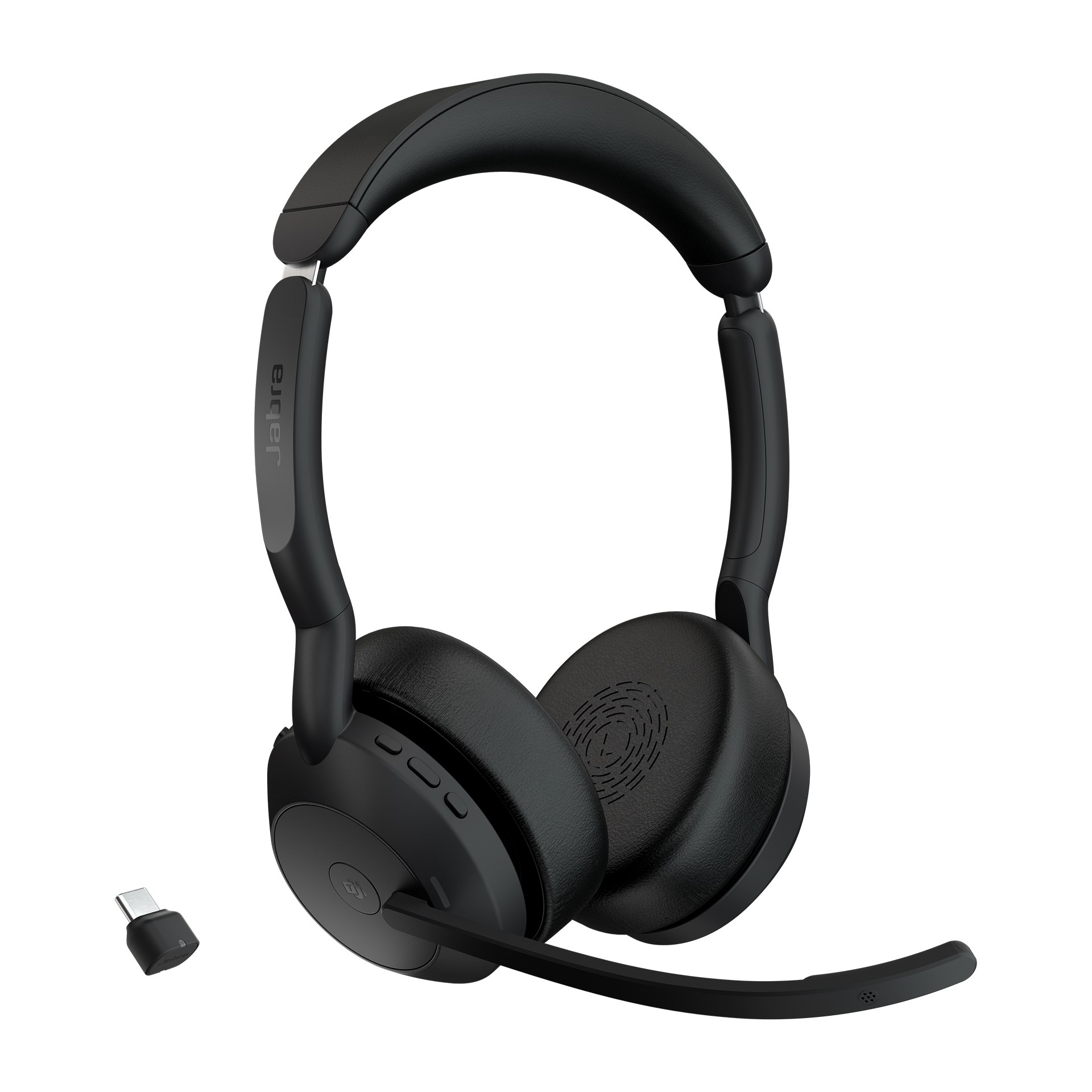 Гарнитура Jabra Evolve2 55 чёрный, беспроводная, Bluetooth, до 18 ч