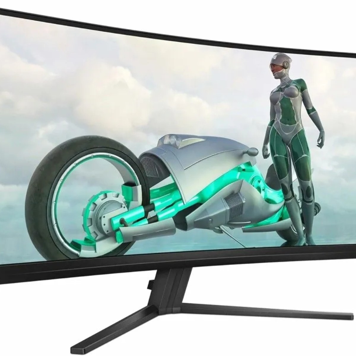 Монитор 34" Philips 34M2C3500L VA 3440x1440, 180 Гц, 1 мс, 21:9, 300 кд/м², 2xHDMI, 1xDP, 1x3.5 мм, изогнутый R1500, черный