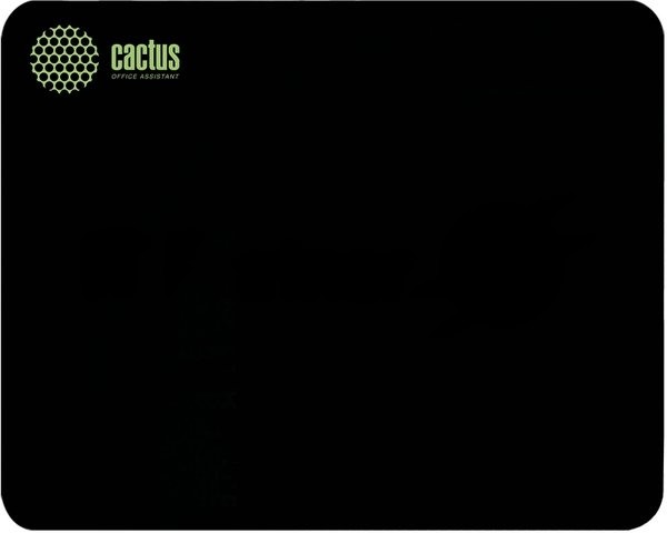 Коврик для мыши Cactus черный 300x250x2мм (CS-MPC-P01M)
