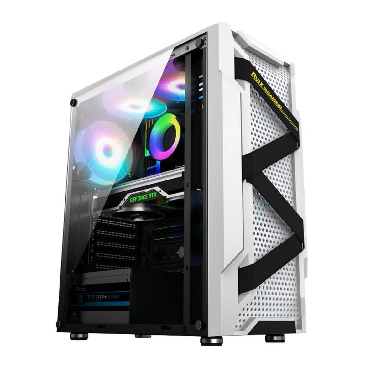 Компьютерный корпус ALSEYE Warrior-W Mini-ITX/Micro ATX/ATX, USB 2.0*2+HD Audio+USB 3.0*1, "H.D.D.(3.5")*2pcs+S.S.D(2.5")*2pcs, 354*185*413мм"