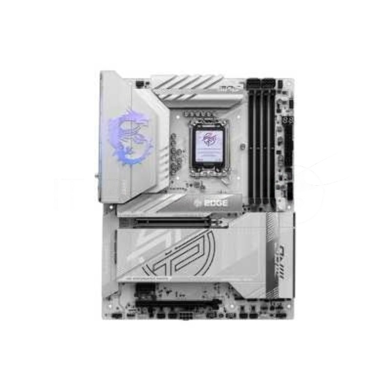 Материнская плата MSI MPG Z890 EDGE TI WIFI, LGA 1851, Intel Z890, 4xDDR5, 4xSATA, 5xM.2, 1xPCIe 5.0 x16, 1xPCIe 4.0 x4, 1xPCIe x1, 1xHDMI, 1x5Gb LAN, 1xUSB-A 2.0, 4xUSB-A 3.2 Gen 1, 4xUSB-A 3.2 Gen 2, 1xUSB-C 3.2 Gen 2, 2xUSB-C Tb4, 2x3.5 мм, 7.1, ATX