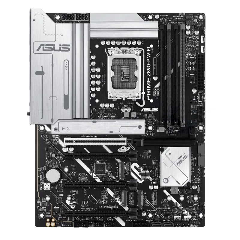 Материнская плата ASUS PRIME Z890-P WIFI, LGA1851, Intel Z890, 4xDDR5, 4xSATA, 4xM.2, 1xPCIe 5.0 x16, DisplayPort, HDMI, USB Type-C, 1x2.5Gb LAN, Thunderbolt, 3x3.5 мм, 7.1, ATX