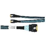 Кабель/SFF-8654 8i/SFF-8654 4i*2-0.8M