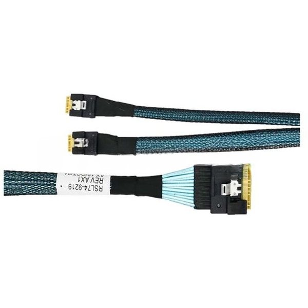 Кабель/SFF-8654 8i/SFF-8654 4i*2-0.8M