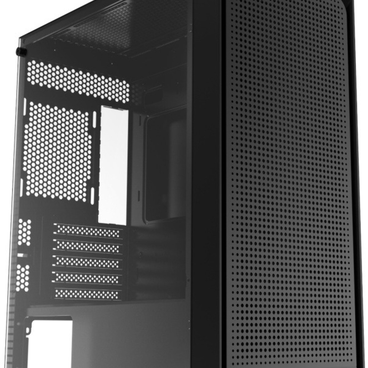 Компьютерный корпус Ocypus Gaммa C50 без БП черный (Gaммa-C50-BKG000XX-GL)