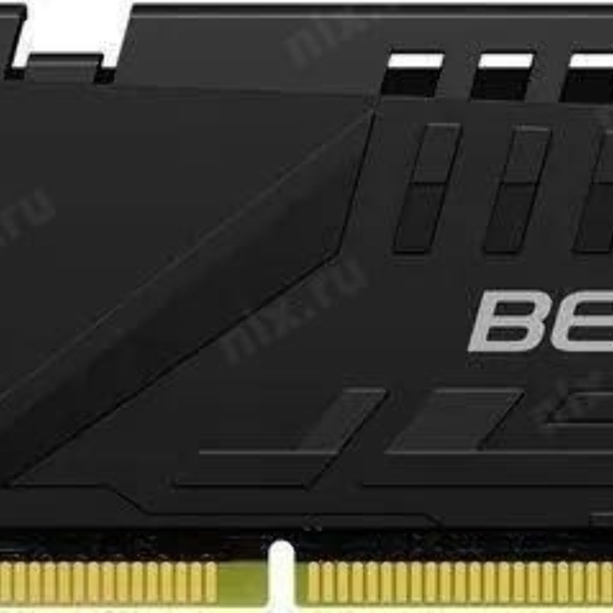 Оперативная память Kingston Fury Beast, DDR5, 16Gb (1x16Gb), 6400MHz, CL32, DIMM, с радиатором, черный