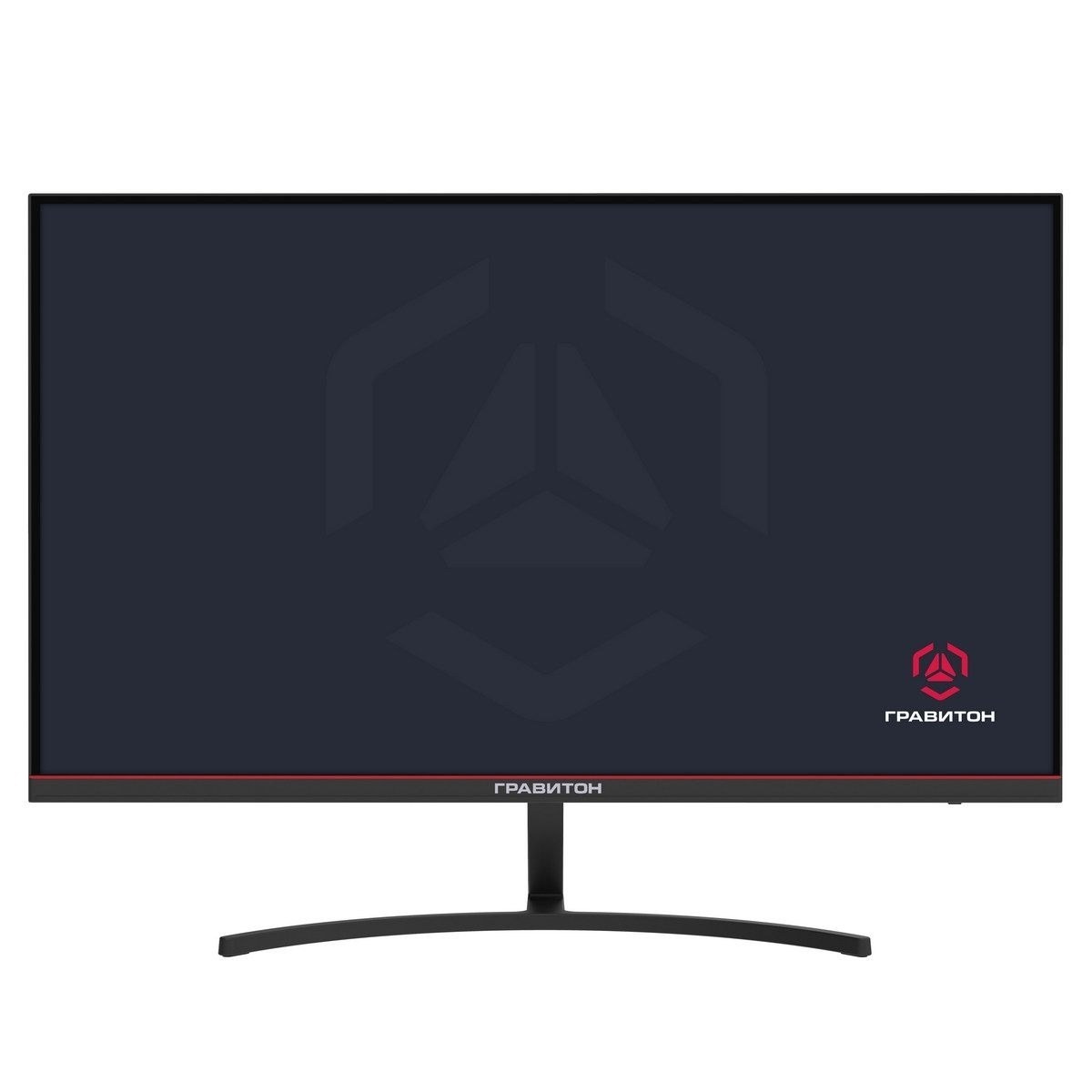 Монитор 27" Гравитон МН27А IPS 1920x1080, 75 Гц, 5 мс, 16:9, 300 кд/м², HDMI 2.0, DP 1.2, VGA, 3.5 мм, динамики (2x3 Вт), FreeSync, Adaptive-Sync, черный
