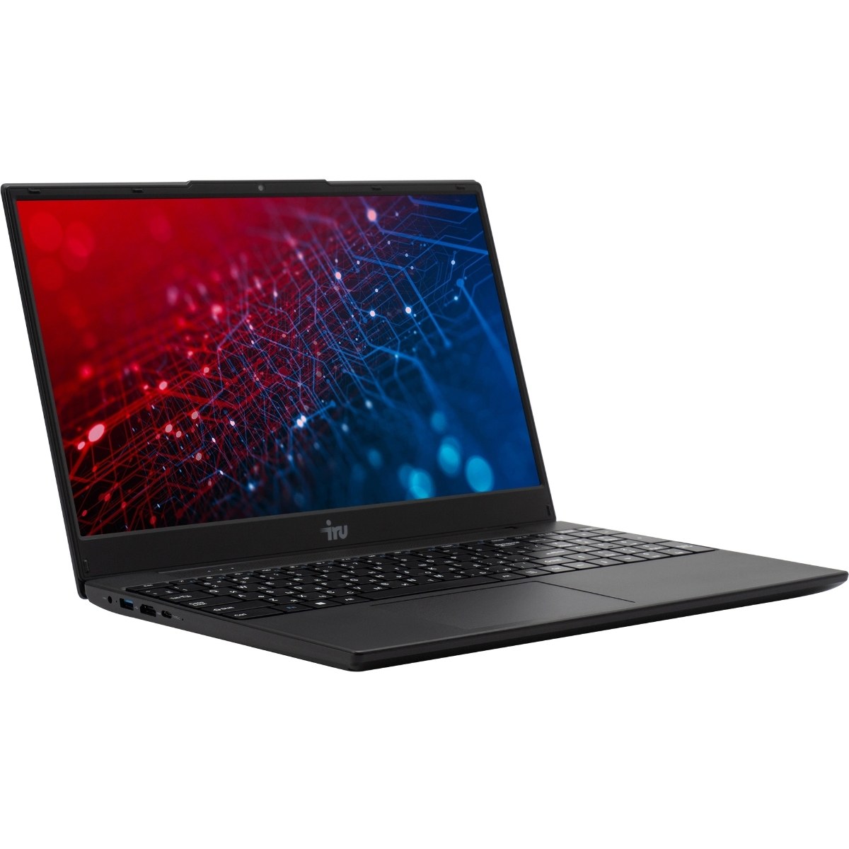 Ноутбук iRU Tactio 15ALG/15.6"/IPS/Intel Core i3 1215U/8Gb/256Gb/SSD/Intel UHD Graphics/Windows 11 Pro/черный/1.62kg