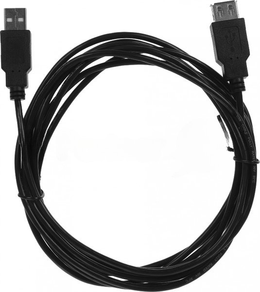 Кабель-удлинитель KingPrice KP-AmAf-v2-3m USB A(m) USB A(f) 3м черный