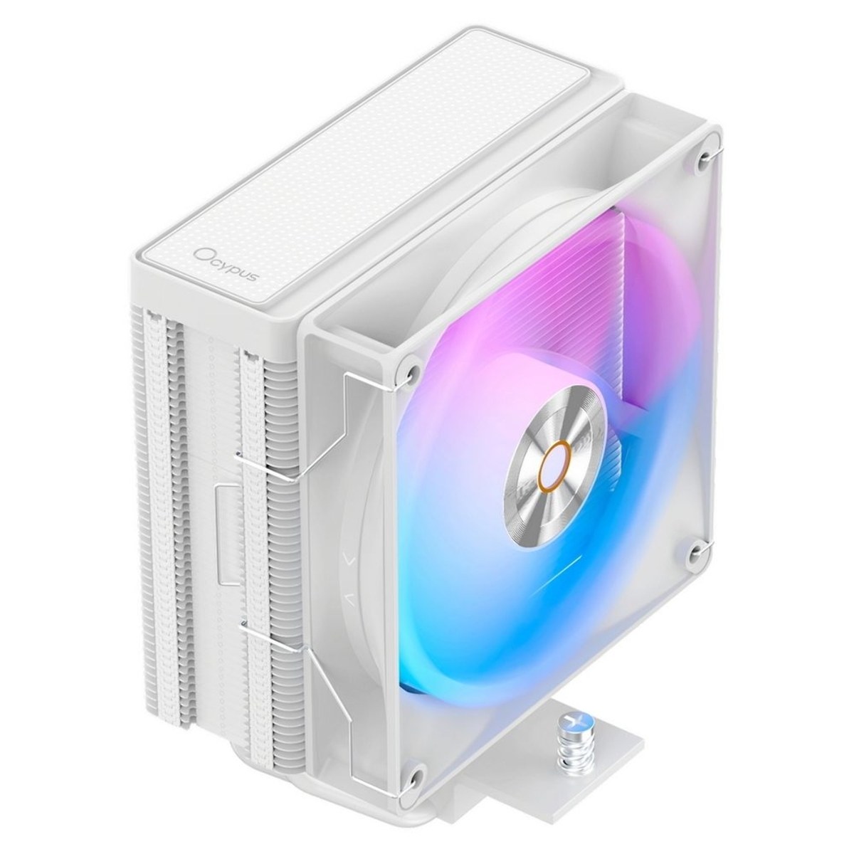 Кулер для процессора Cooler Ocypus Delta A40 WH ARGb белый 120мм алюминий+медь 2000rpm 29db 4-pin 220W 156мм