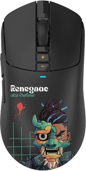 Мышь беспроводная/проводная A4Tech Bloody R72 Ultra Duo черный/рисунок, 20000 dpi, радиоканал, USB, кнопки - 7