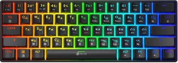 Клавиатура Oklick K713X проводная, USB Type-A, чёрный