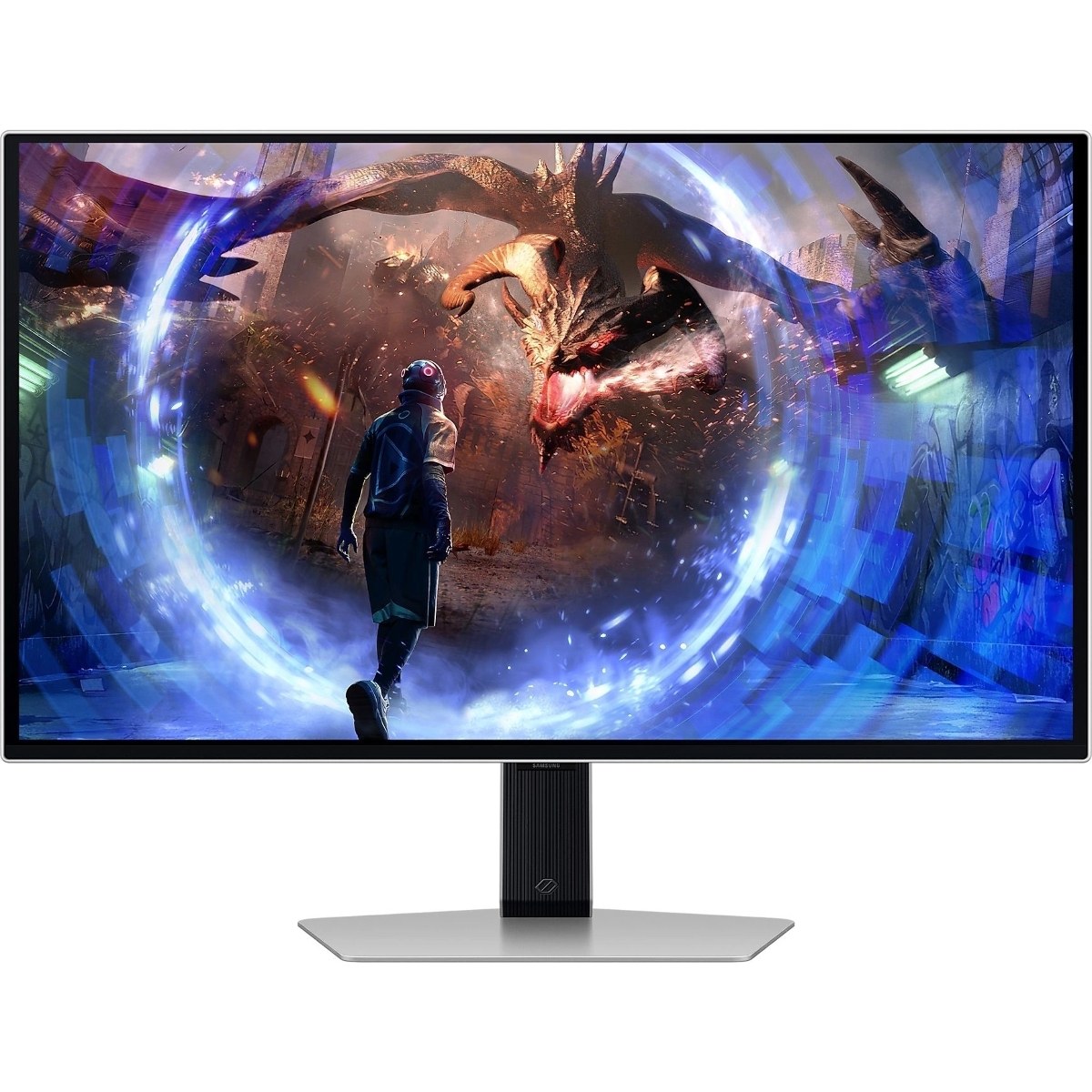 Монитор 27" Samsung Odyssey OLED G6 S27DG600SI OLED 2560x1440, 360 Гц, 0.03 мс, 16:9, 250 кд/м², 2xHDMI 2.1, DP 1.4, 3.5 Jack, USB Hub (2x USB), FreeSync, G-Sync, HDR10, PIP, серебристый