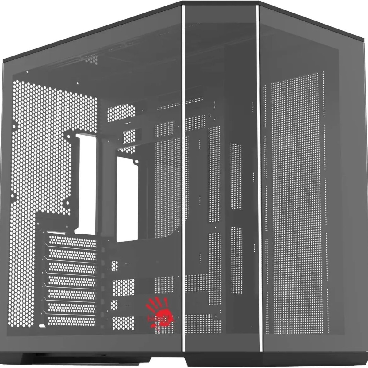 Компьютерный корпус Bloody BD-CC109 черный без БП ATX 10x120мм 2xUSB3.0 audio