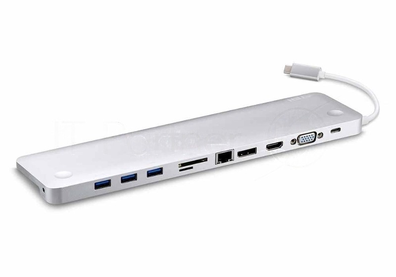Док-станция ATEN UH3240-AT, USB, HDMI, HDMI/Ethernet/USB-A/USB-C/SDXC/SDHC/SD/microSDXC/microSDHC/microSD, USB Type-C