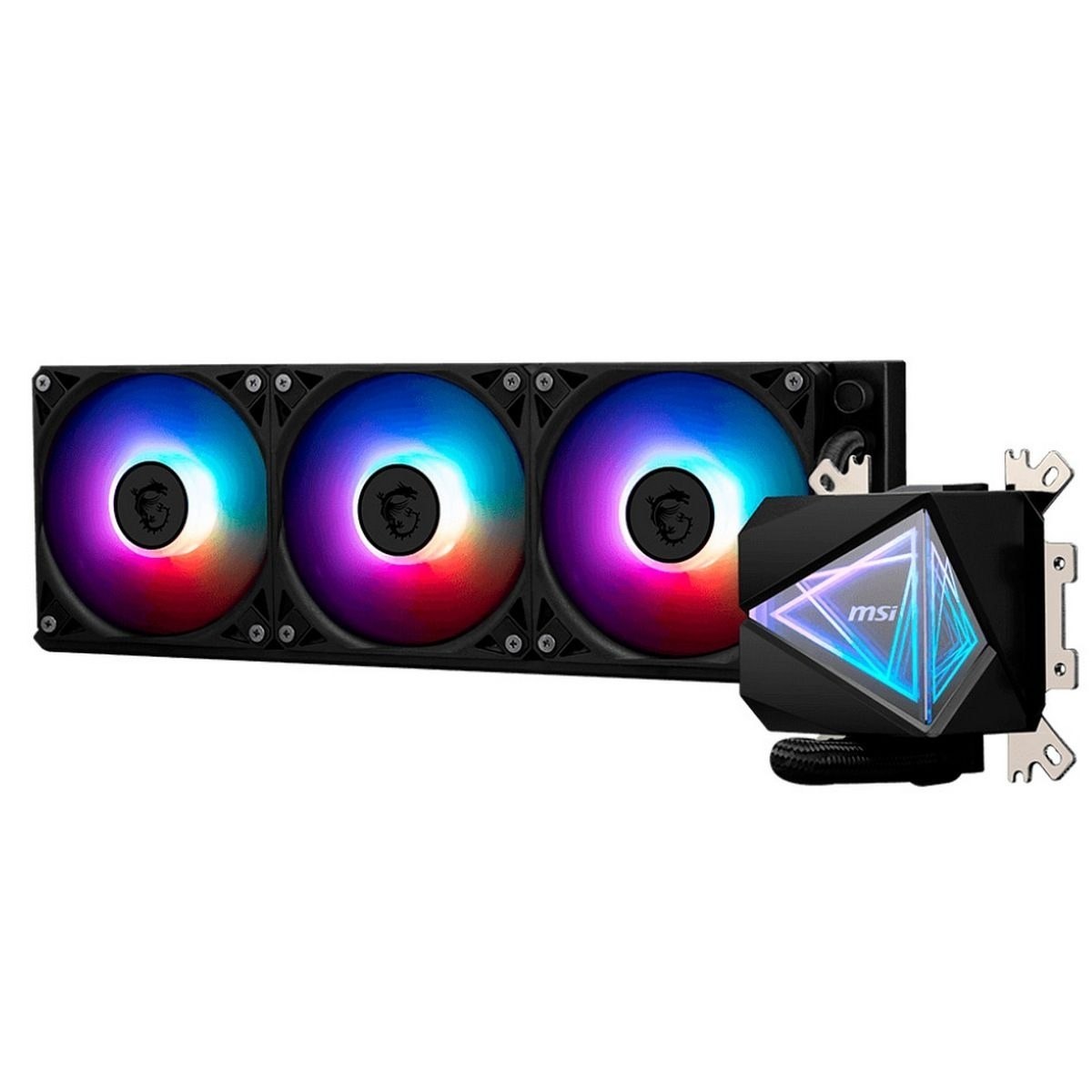 Система жидкостного охлаждения MSI MAG CORELIQUID I360 3x ARGb Gen2 Fan, ARGb Gen2 Block, Color Box
