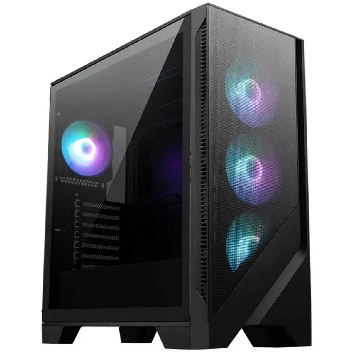 Корпус MSI MAG FORGE 320R Airflow, Midi-Tower, чёрный, 4 x 120 мм
