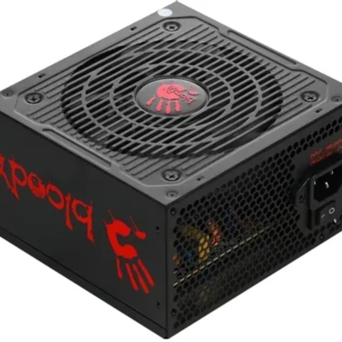 Блок питания Bloody BD-PS600W, 600Вт, 80 PLUS белый, 120мм, черный