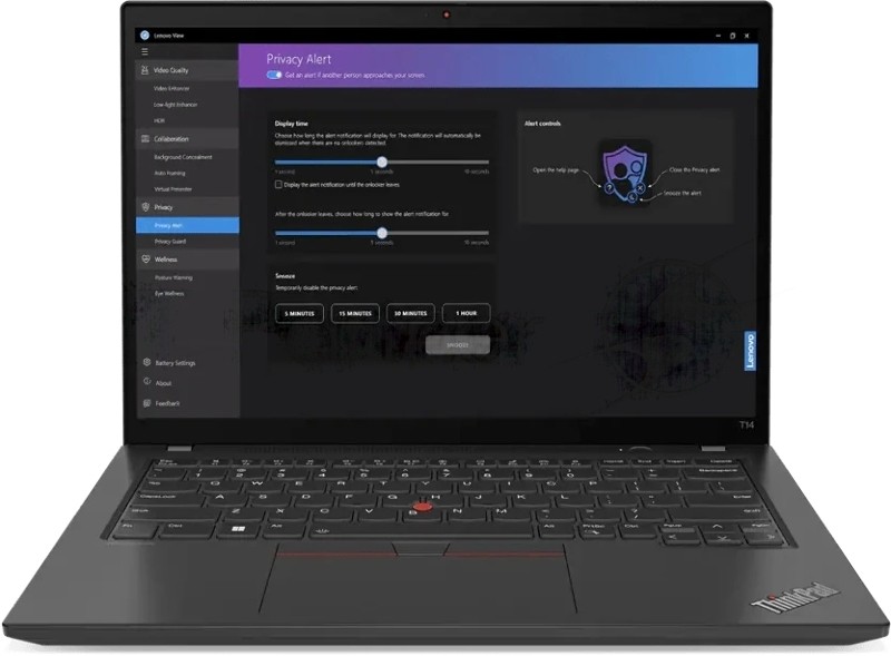 Ноутбук Lenovo ThinkPad T14 Gen 4 черный (21HESGC300)