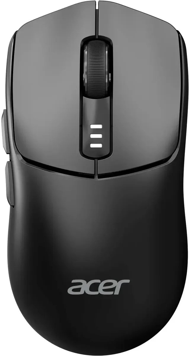Мышь беспроводная Acer OMR312 черный, 3200 dpi, радиоканал, Bluetooth, USB, кнопки - 5