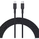 Кабель Aukey Nylon Braided 100w Kevlar 1m черный