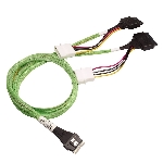 Кабель ACD-60005-ZC Slimline SASx8 (SFF8654) -to- 2x U.2 Direct, 1M, (аналог Broadcom 05-60005-00) 80
