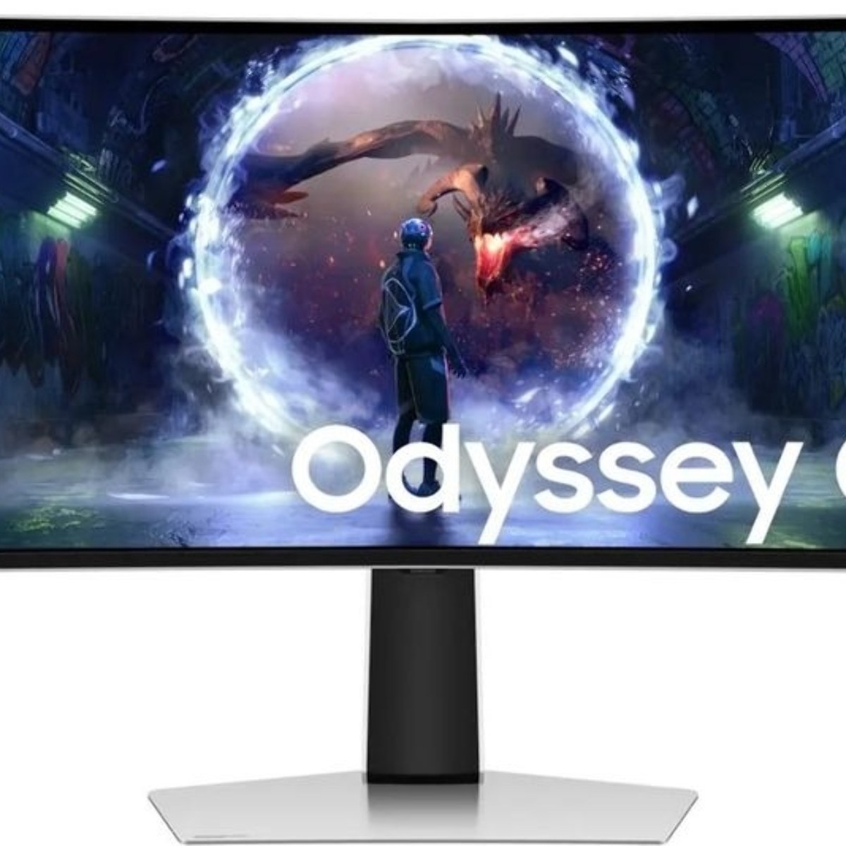 Монитор 49" Samsung Odyssey OLED G9 S49DG932SIXCI OLED 5120x1440, 240 Гц, 0.03 мс, 32:9, 250 кд/м², 1xHDMI, 1xDP, 2xUSB-C, 1x3.5 мм, изогнутый R1800, серебристы