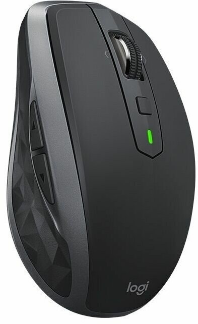 Мышь беспроводная Logitech MX Anywhere 2S графитовый, 4000 dpi, радиоканал, Bluetooth, USB, кнопки - 6