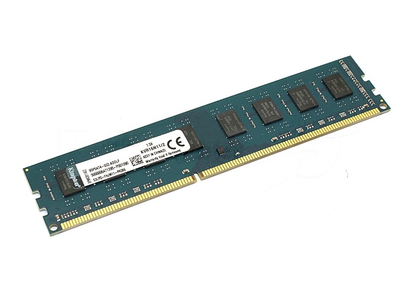 Оперативная память Kingston ValueRAM, DDR3, 2GB (1x2 GB), 1600 MHz, CL11