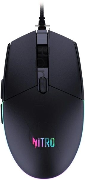 Мышь проводная Acer Nitro OMW400 черный, 6400 dpi, USB, кнопки - 6