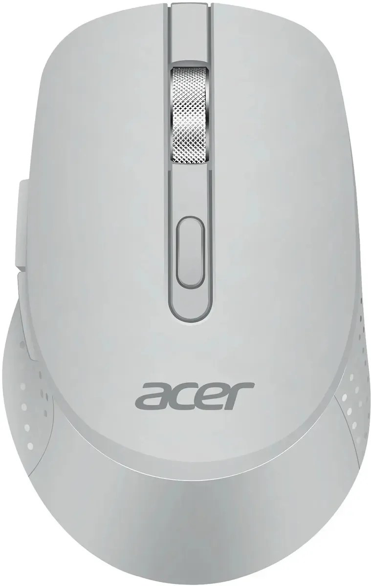 Мышь беспроводная Acer OMR310 светло-серый, 1600 dpi, радиоканал, Bluetooth, USB, кнопки - 7