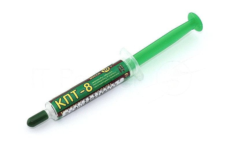 Термопаста КПТ-8 Connector, 10 г, 0.8 Вт/(м⋅К), шприц