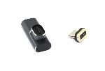 Переходник USB 4 Type-C мама-папа угловой с магнитным разъемом тип 2