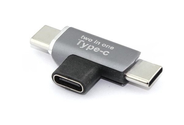 Переходник Type-C мама на 2 папа
