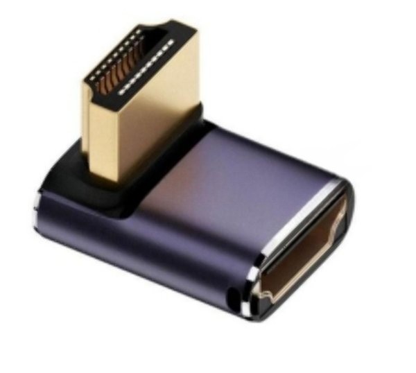 Переходник HDMI угловой папа-мама вверх