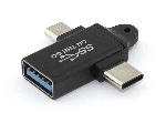 Переходник OTG 2 в 1 Micro USB и Type-C