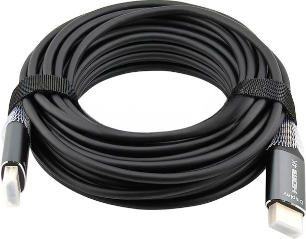 Кабель аудио-видео Cactus CS-HDMI-AOC-2-10 HDMI (m)/HDMI (m) 10м. позолоч.конт. черный