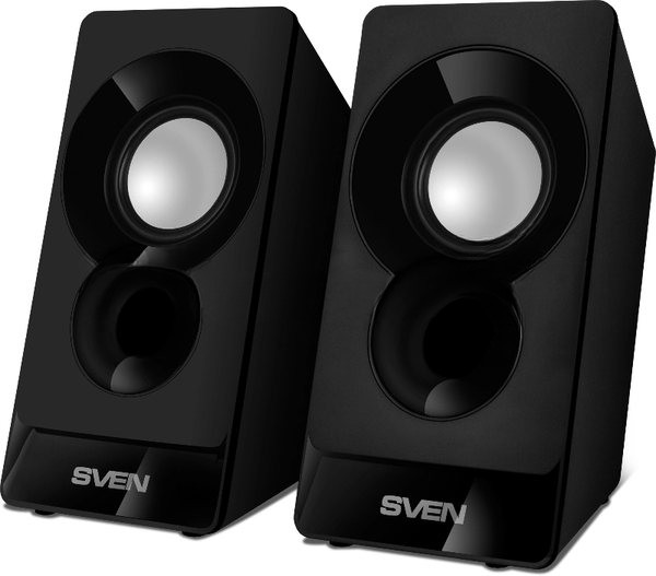 Акустическая система SVEN 300 2.0 черный 6Вт