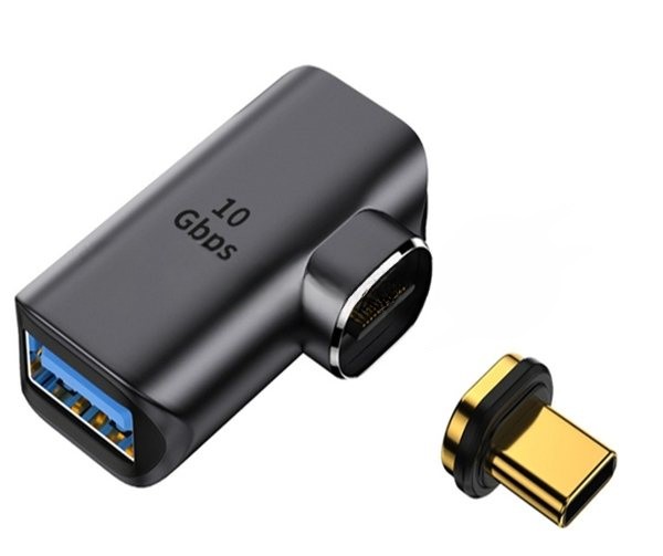 Переходник Type-C папа на USB 3.1 мама с магнитным разъемом