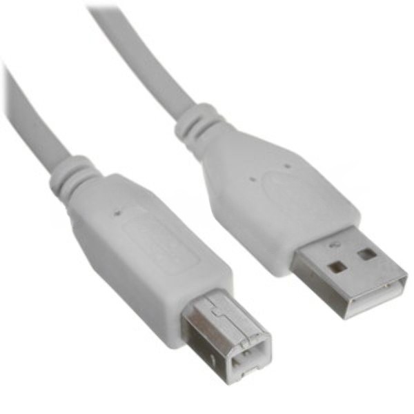 Кабель Rexant USB-A - гн. USB-A, 2,4А, 3м, ПВХ, серый