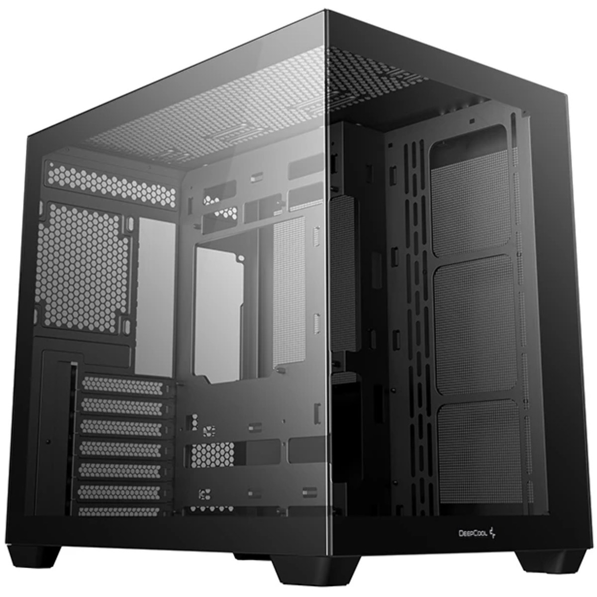 Компьютерный корпус Deepcool CG530 черный без БП ATX 2x120мм 2x140мм 2xUSB 2.0 1xUSB 3.0 audio bott PSU