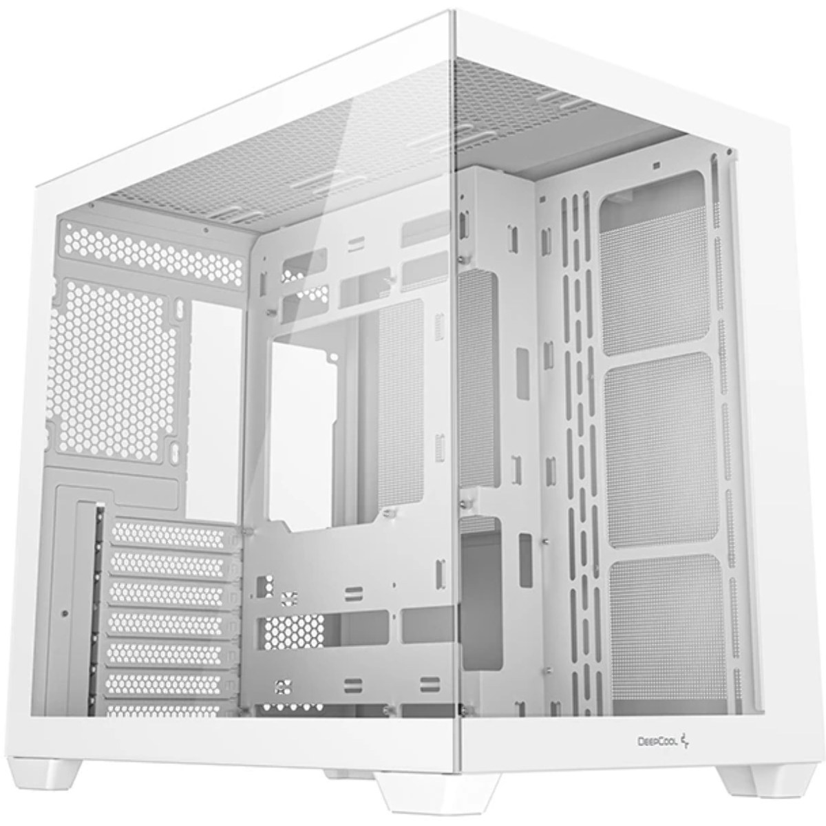 Компьютерный корпус Deepcool CG530 WH белый без БП ATX 2x120мм 2x140мм 2xUSB2.0 1xUSB3.0 audio bott PSU