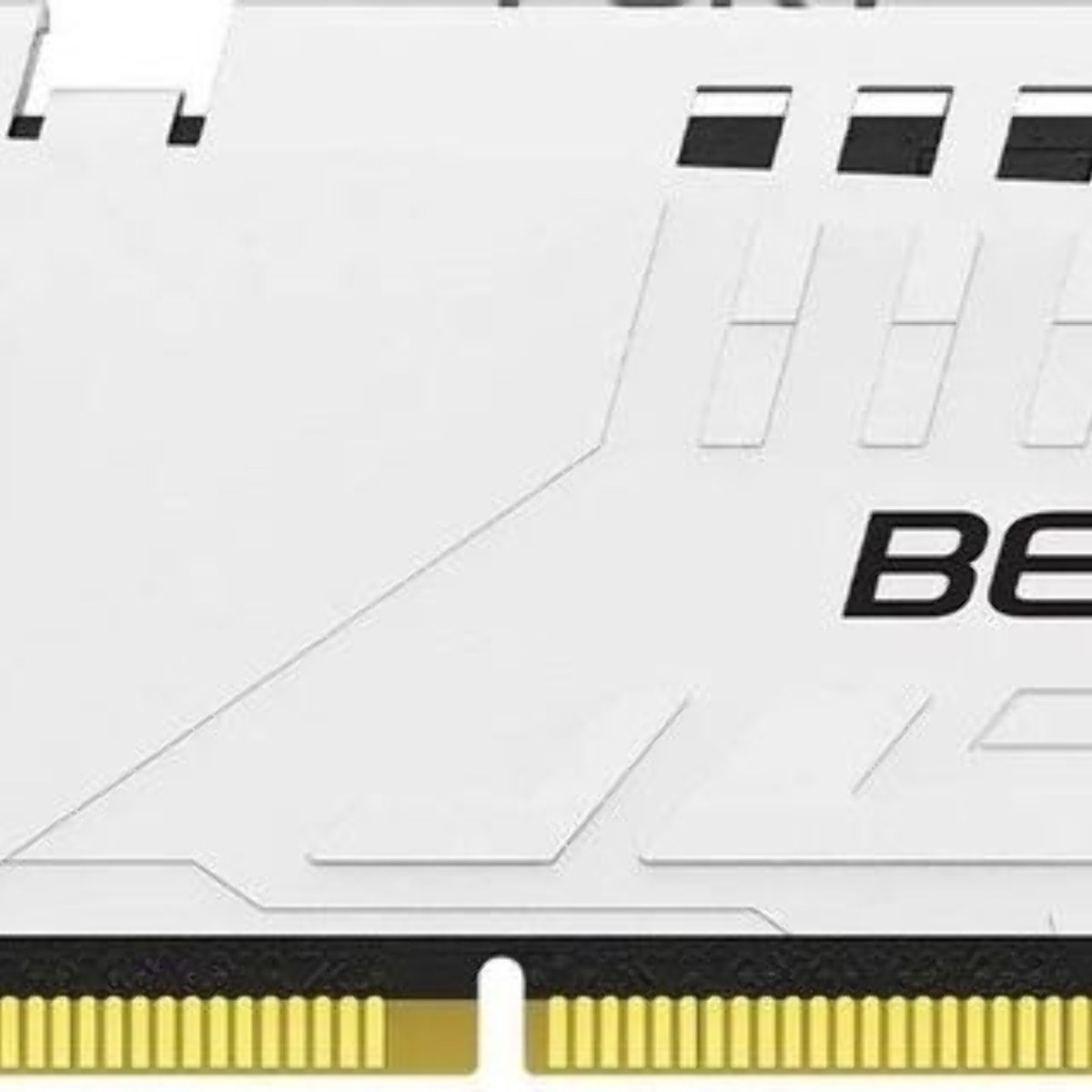 Оперативная память Kingston Fury Beast, DDR5, 32Gb (1x32GB), 5600MHz, CL40, DIMM, радиатор, белый