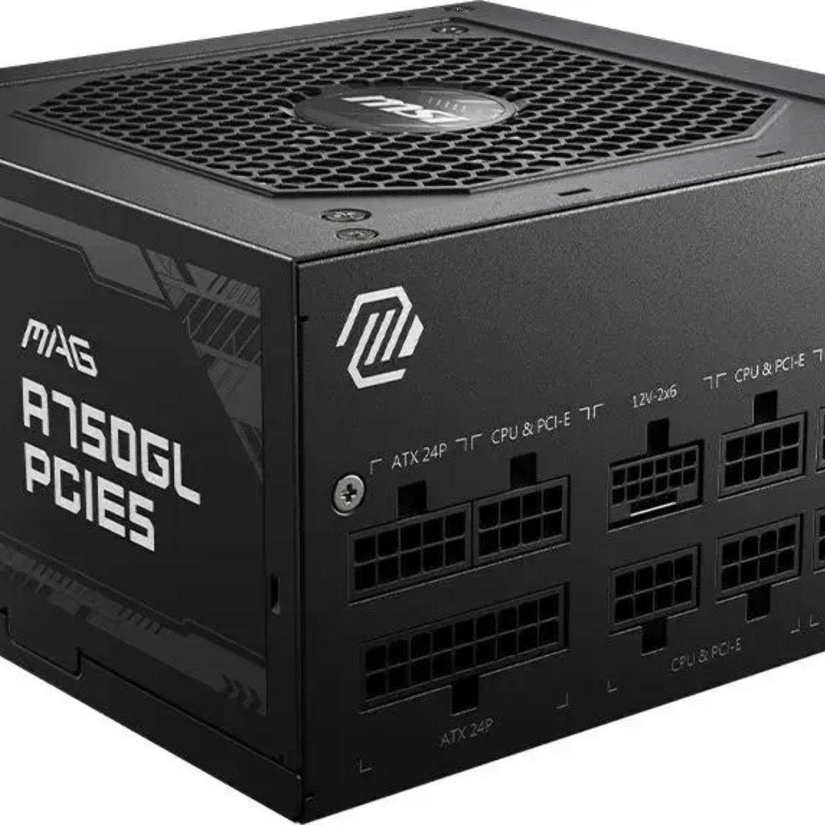 Блок питания MSI ATX 750W MAG A750GL PCIE5 Gen.5 80 PLUS gold (20+4pin) APFC 120мм fan 8xSATA Cab Manag RTL