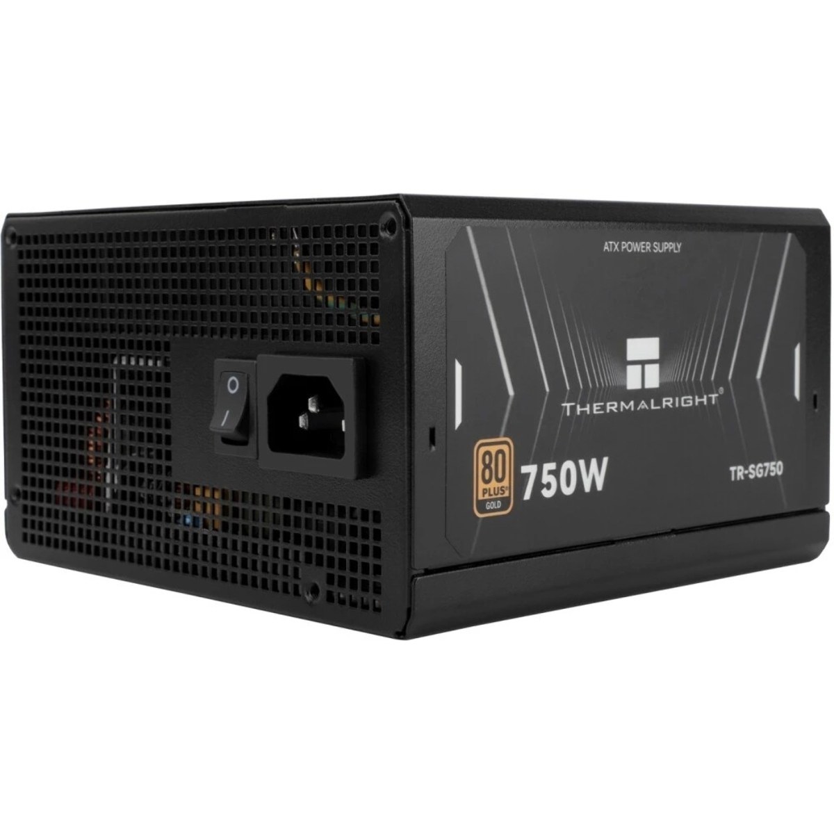 Блок питания Thermalright TR-SG750 750W 80+ Gold (ATX, 3.1, PCIe 5.1, Full modular, 1x24(20+4)pin 600мм, 2xCPU 8(4+4)pin 650мм, 2xPCIe*2 8(6+2)pin 650+150мм, 1x12VHPWR PCIe 5.1 12+4pin 600мм, 2xSATA*4 450+150+150+150мм, 1xMOLEX4pin*3 500+150+150мм, Active, 120x120мм, 150x140x86mm, APFC, )