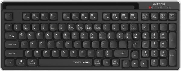 Клавиатура беспроводная A4Tech Fstyler FBX70C, USB, Bluetooth/Радиоканал, черный