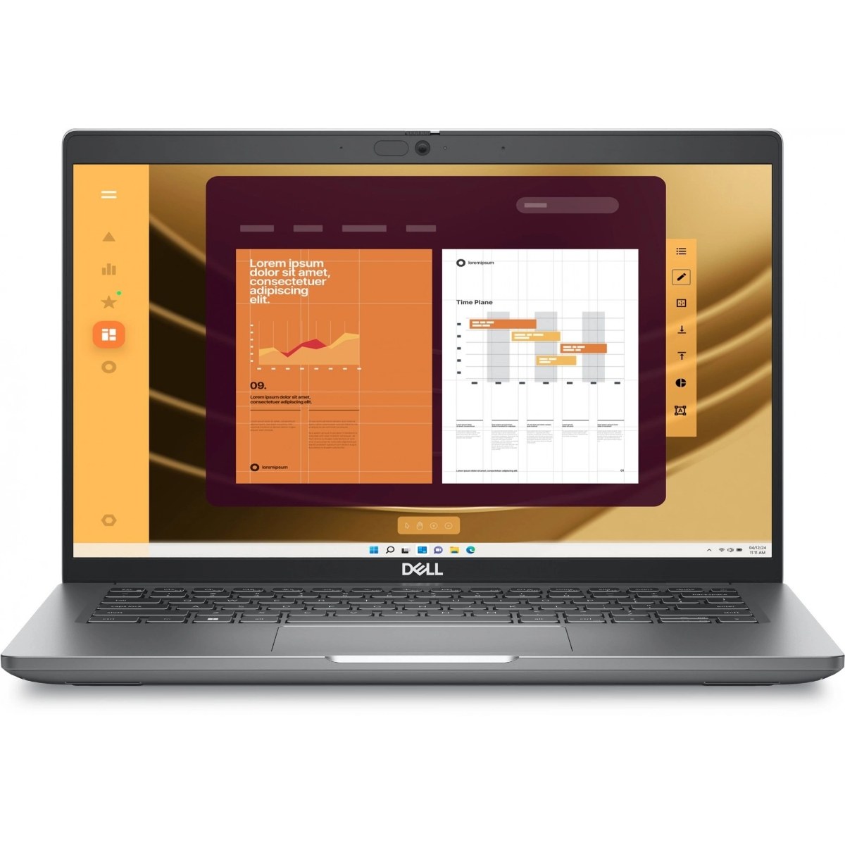 Ноутбук Dell Latitude 5450 черный 5450-7560 Core Ultra 7 155U 16Gb SSD 512Gb Intel Arc 14" WVA FHD (1920x1080) Linux black WiFi BT Cam (5450-7560)