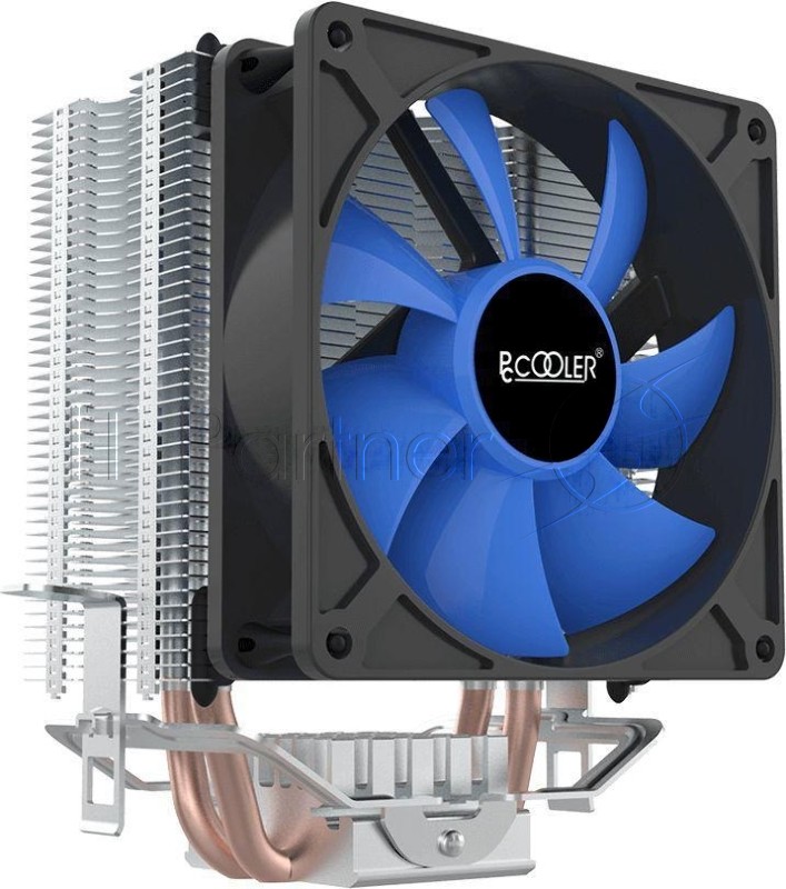 Кулер для процессора PcCooler S93 V2 Soc-AM5/AM4/1200/1700/1851 черный 3-pin 26.4dB Al+Cu 100W Ret (R3-I210WBKNXX-GL)